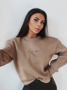 BLUZA MY COMFORT CIEMNY BEŻ