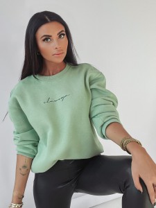 BLUZA MY COMFORT JASNA ZIELEŃ