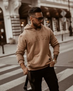 BLUZA UNISEX OLAVOGA SPORT CIEMNY BEŻ