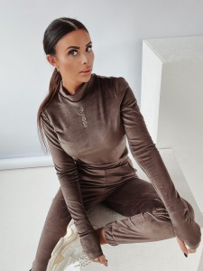 KOMPLET WARM MOOD CZEKOLADOWY