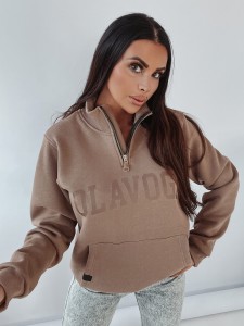 BLUZA COOL COLLEGE CIEMNY BEŻ