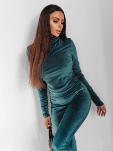 BLUZKA PAULA BUTELKOWA ZIELEŃ