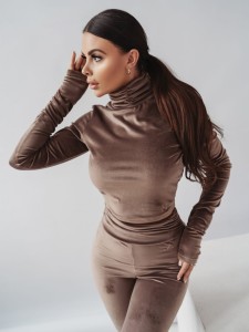 BLUZKA PAULA CZEKOLADOWY