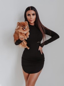 SUKIENKA VERONICA O LA VOGA  CZARNY