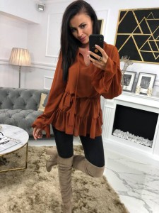 TUNIKA KOSZULOWA GOLD STORE KARMEL