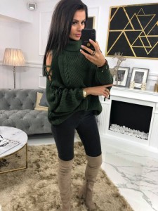 SWETER GOLF MAJO KHAKI