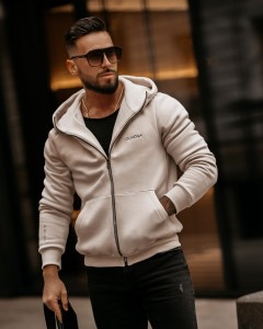 BLUZA MĘSKA WALTER BEŻOWY