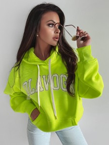 BLUZA FLUO LIMONKA