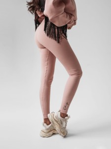 LEGGINSY O LA VOGA MEGGY BRUDNY RÓŻ