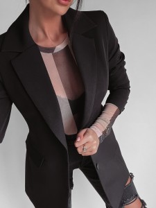 MARYNARKA ELISE CZARNY