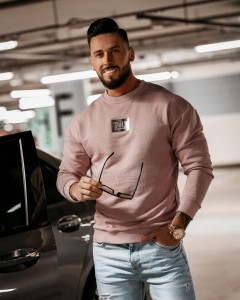 BLUZA MĘSKA ANTON BRUDNY RÓŻ