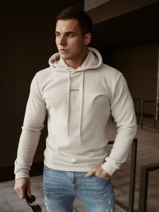 BLUZA MĘSKA FABIANO ECRU