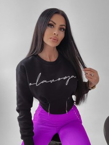 BLUZA AGGIE CZARNY