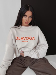 BLUZA AVA BEŻOWY
