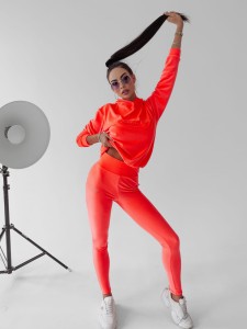 KOMPLET DAMSKI LENA NEON POMARAŃCZ