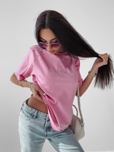 T-SHIRT ROMA RÓŻOWY
