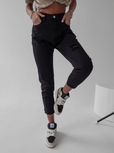 SPODNIE JEANSOWE FIT MOM RUBIS