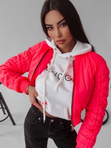 KURTKA EMILY NEON RÓŻ