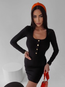 SUKIENKA MARIE CZARNY