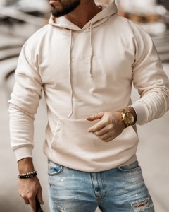 BLUZA MĘSKA MAXIM O LA VOGA BEŻOWY