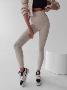 LEGGINSY DEBRA BEŻOWY
