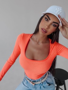 BODY DORA NEON POMARAŃCZ