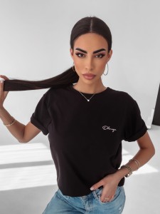 T-SHIRT LIZZIE CZARNY