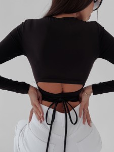 BLUZKA FRANCES CZARNY