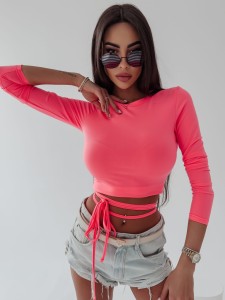 BLUZKA FRANCES NEON RÓŻ