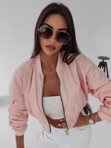 KURTKA CANDY PUDROWY RÓŻ