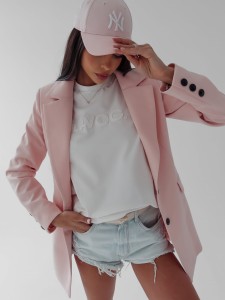 MARYNARKA LARA PUDROWY RÓŻ