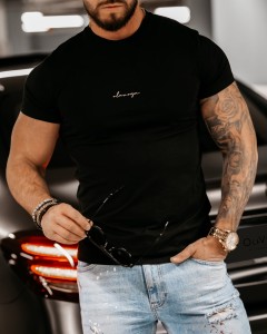 T-SHIRT MĘSKI KURT CZARNY