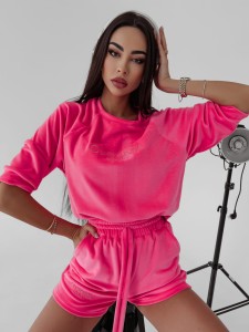 KOMPLET ANABEL NEON RÓŻ