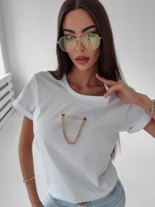 T-SHIRT LENA BIAŁY 