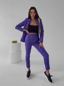 GARNITUR DIVA FIOLETOWY