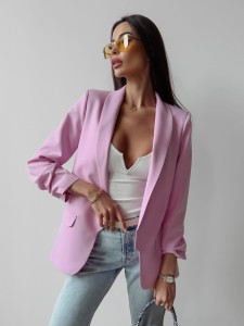 MARYNARKA ATERIA PUDROWY RÓŻ