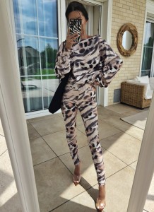 KOMPLET BLINK CZARNO BEŻOWY