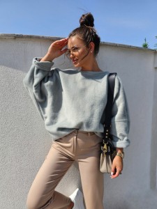 SWETER ALPAKA SZAŁWIOWY