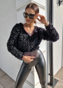 SWETER TOXIC CZARNY