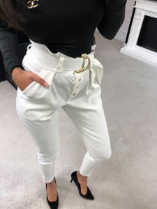 SPODNIE EXCLUSIVVE COTTON BIAŁE