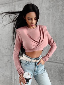 BLUZKA JONA BRUDNY RÓŻ