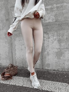 LEGGINSY SAGE BEŻOWY