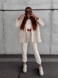 MARYNARKA DAMSKA HAJOS BEŻOWY