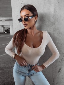 BLUZKA MADELYN BEŻOWY