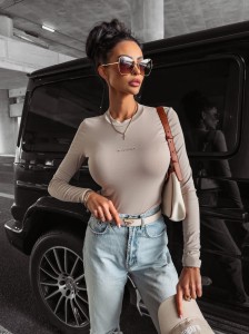 BLUZKA ROXANNA BEŻOWY