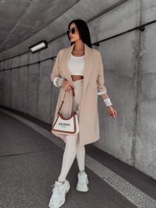 PŁASZCZ DELIA BEŻOWY