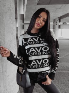SWETER EMIKO CZARNY