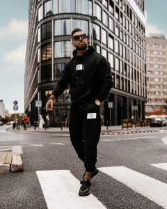 KOMPLET MĘSKI JORDAN CZARNY