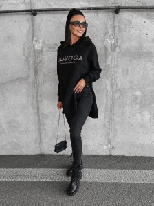 BLUZA PRETA CZARNY