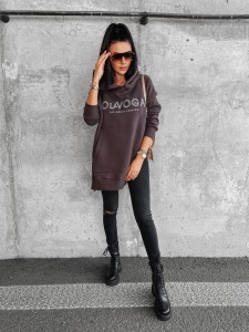 BLUZA PRETA CZEKOLADOWY